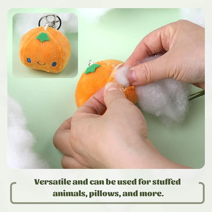 BUTUZE 800g/28oz Polyfill Stuffing, (2.1oz-4.4lb) Fiberfill for Crafts, Polyester Fiber Fill, Premium Resilience Fill Fiber for Stuffing Pillow and Home Decoration Projects