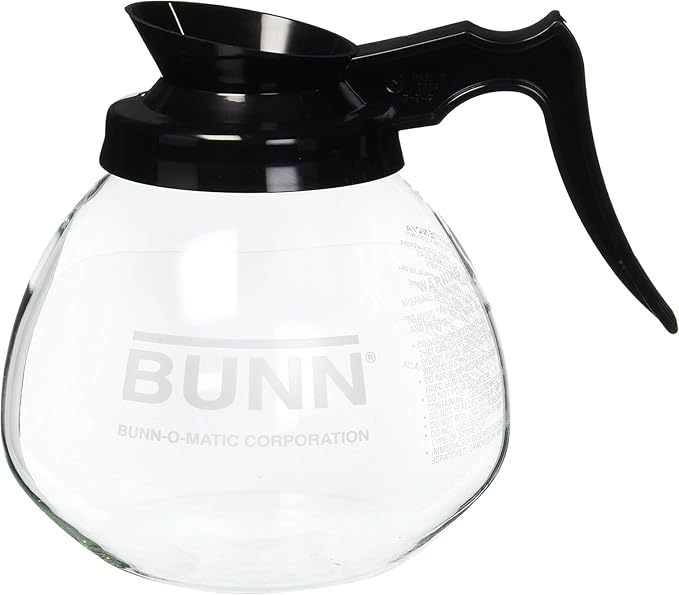 Generic Supply Depot Compatible with BUNN 12 Cup Standard Decanter Coffee Pot, Clear/Black, large, BP2580263636