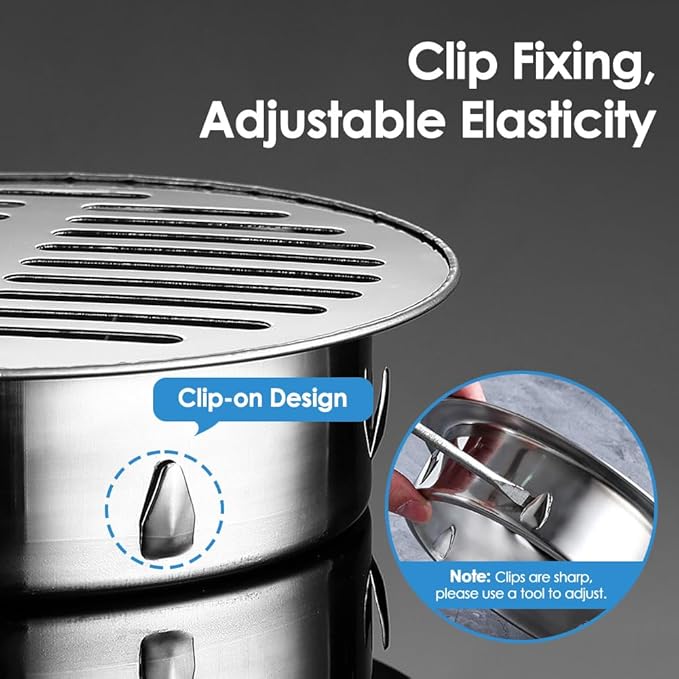 Floor Drain Cover, Stainless Steel Round Anti Blocking Round Grate Cover, Balcony Snap-in Drain Drain Strainers for Bathroom, Kitchen, Washroom, Patios(160 Flat Mouth)
