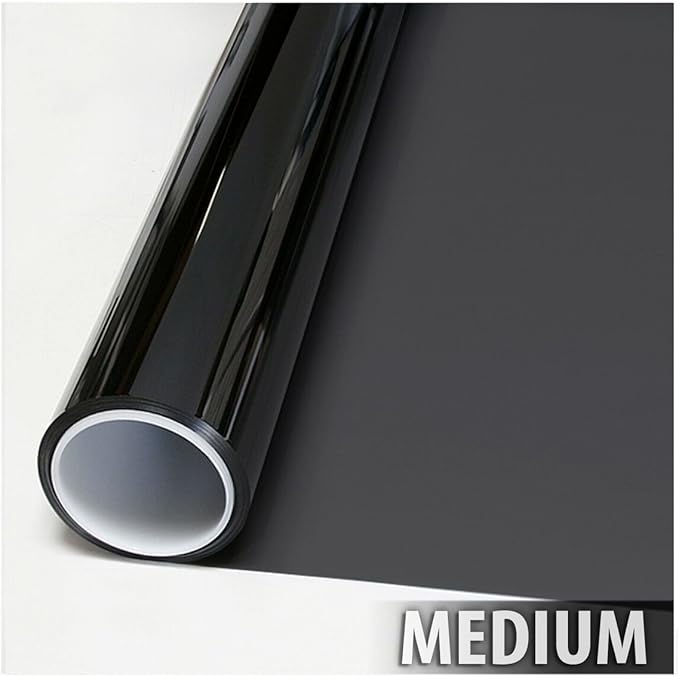 BDF NA35 Window Film Sun Control and Heat Rejection Natural Black 35 (Medium) - 48in X 12ft