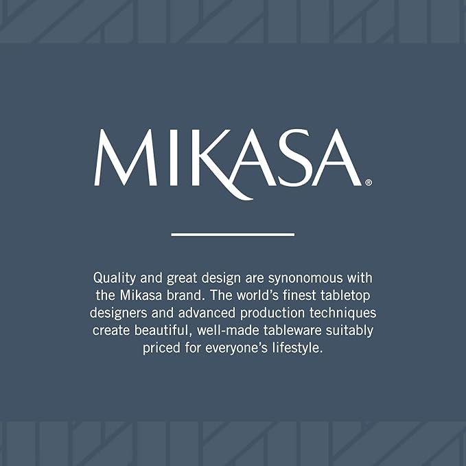 Mikasa Satin Loft 65-Piece Flatware Set for 12,18/10 Stainless Steel Silverware with Forks,Knives,Spoons,and Serving Utensils,Durable and Elegant Design,(Pack of 2)