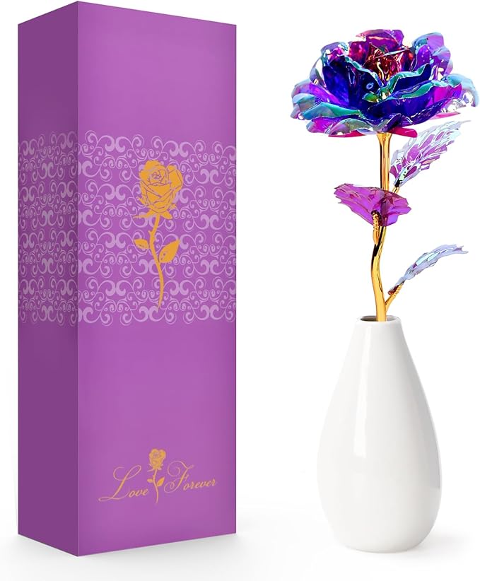Tmacker Gifts for Mom from Daughter Son Husband, Mothers Day Mom Gifts for Daughter Wife Grandma Her Sister, Artificial Rose Flowers on Mothers Day Christmas Valentine Birthday Anniversary