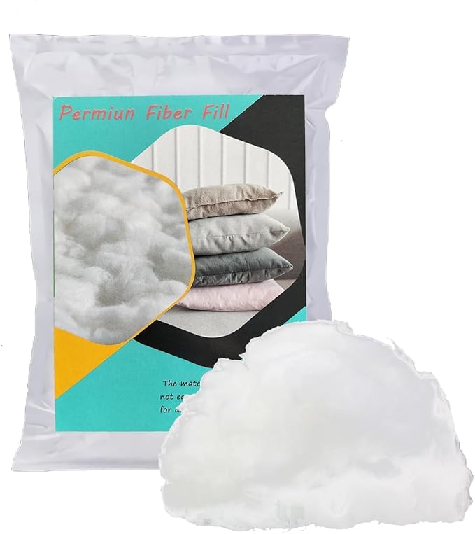 250g/8.8oz Premium Polyester Stuffing for Stuffed Animals, Soft and Warm Down Feather Like Pillow Stuffing for Dolls, Fiber Filling Stuffing for Craft