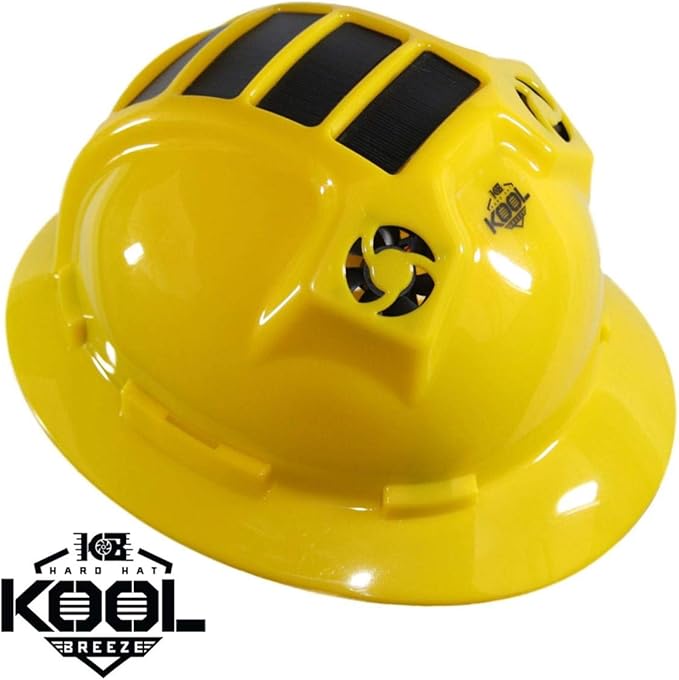 Kool Breeze Solar Cooling Fan Hard Hat