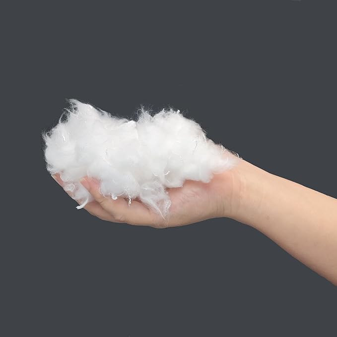 250g/8.8oz Premium Polyester Stuffing for Stuffed Animals, Soft and Warm Down Feather Like Pillow Stuffing for Dolls, Fiber Filling Stuffing for Craft