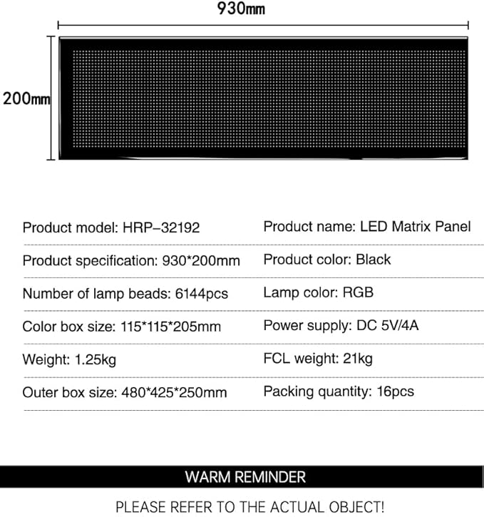 Flexible LED Display Screen, IP65 Waterproof PU+FPCB Material, Remote & App Control, for Indoor Advertising, Shop Window, Car Dealership Decoration (36.6 x 7.9in)