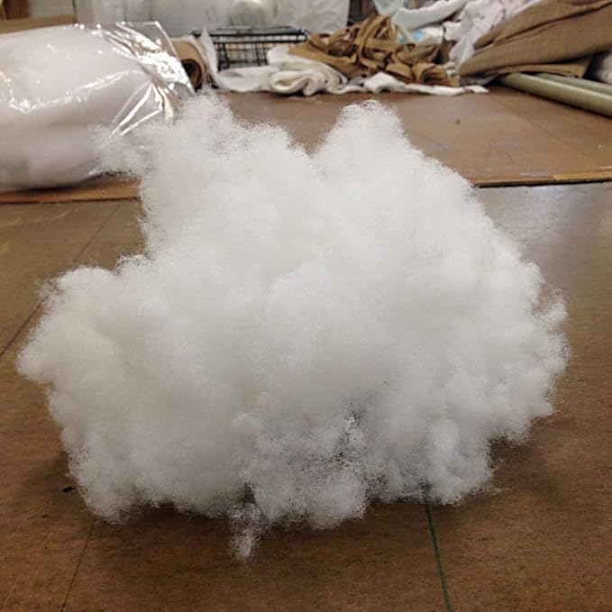 Hometex Canada Pillow Stuffing (Not Made in China) 1 LB Bag 100% High-Loft Polyester Stuffing Fiber Fill