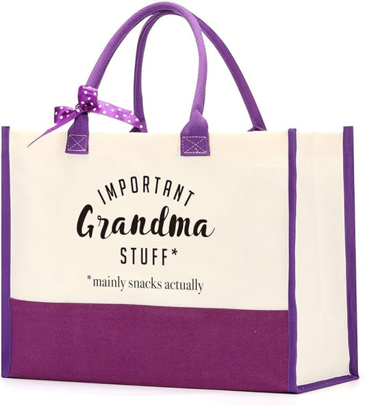 FORBIDDEN PAPER Gifts Tote Bag Important Stuff Tote Gift Gifts Birthday for Shopping Bag Grocery Bag Utility Tote