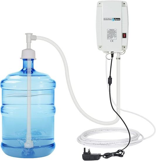 TDRSUPER Bottled Water Dispenser Pump System with Single Inlet, 110V 60PSI Drinking Water Electric Water Pump,Compatible with Coffee/Tea Maker, Water Dispenser,Ice Maker,Refrigerator