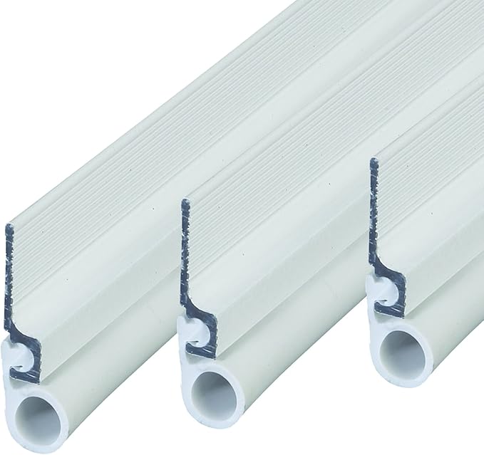 M-D Building Products 43304 White Aluminum and Vinyl Cinch® Self-Adhesive Top and Sides Door Seal Kit