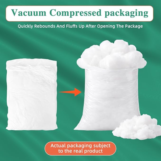 Hem Dgpsy Polyfill Stuffing 5lbs/80oz, Premium Pillow Stuffing for Stuffed Animals, Crafts, Crochet Toys, Sewing, Home Decor, Machine Washable