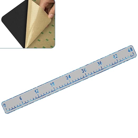 HZshark EVA Foam Fish Measuring Board, Fish Ruler with 3M Self-Adhesive Backing,48" Fishing Tape Measure for Boats Sailboats Yachts Kayaks