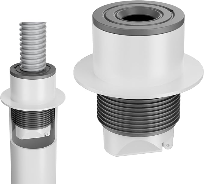 Washing Machine Drain Hose Seal, Anti-Odor Washer Drain Plug, Sewer Pipe Seal Ring & Shower Floor Drain Cover,Durable and Easy to Install,(Fits 45-50mm (1.75''-2.0'') I.D.