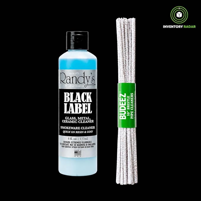 Randy’s Black Label Cleaner, 6fl oz (3-Pack) – Multipurpose Surface Cleaner for Glass, Metal & Ceramic – Glass Top Stove Cleaner, Streak-Free Finish, Residue-Free, Fast-Drying Formula (6 FL Oz)
