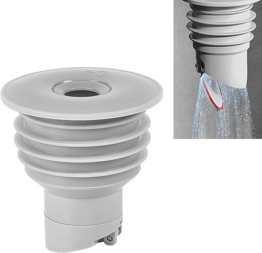 Washing Machine Drain Hose Seal, Silicone Anti-Odor Floor Drain Drain Sewer Deodorant Sealing Cover Pipe Seal Ring for Pipes Tubes in Toilet Bathroom Kitchen (L(60-65mm))