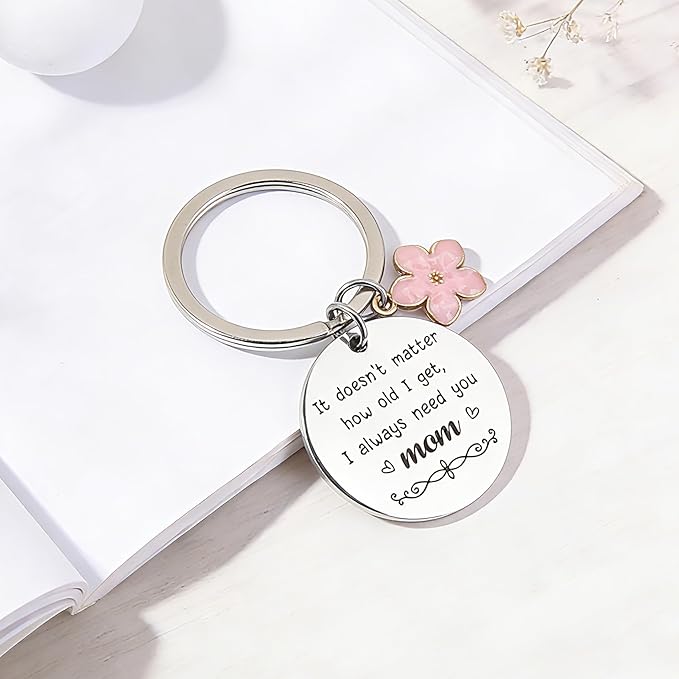 Mothers Day Gift for Mom from Daughter Son, Mom Birthday Gifts Mom Keychain, Valentines Day Christmas Gift for Moms, Happy Mothers Day Presents Mother Gift