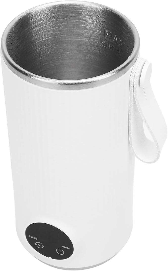 Electric Travel Kettle, Mini Portable Rechargeable Cordless Camping Kettle 6000mAh Small Hot Water Boiler 400ml Electric Kettles Steel