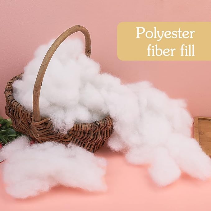 BUTUZE 900g/32oz Polyfill Stuffing, (2.1oz-4.4lb) Fiberfill for Crafts, Polyester Fiber Fill, Premium Stuffing Fiber Fill for Stuffing Pillow and Home Decoration Projects