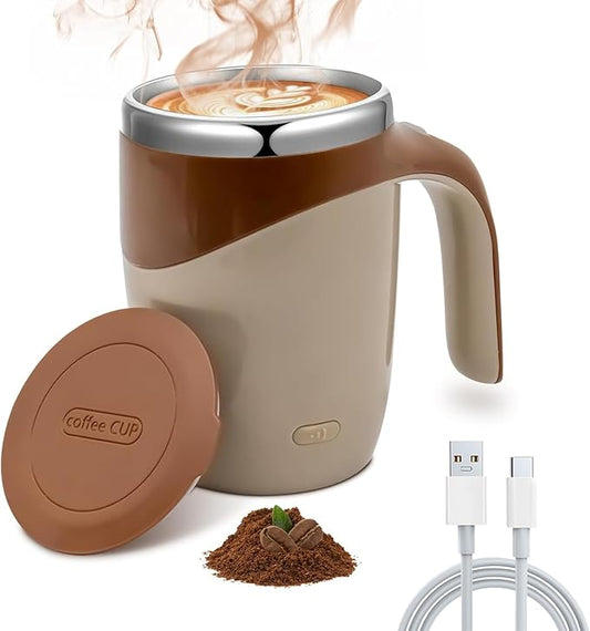 Self Stirring Coffee Mug, Magnetic Automatic Self-Stirring Coffees Mug, 2025 New Automatic Automati Stirring 12.85oz Coffee Mugs (coffee)