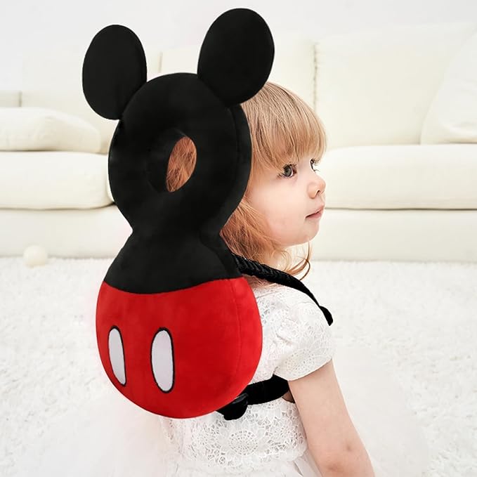 Baby Head Protector Backpack, Toddlers Head Safety Pad Cushion, Adjustable Back Protection for Crawling & Walking, Age 4-24Months