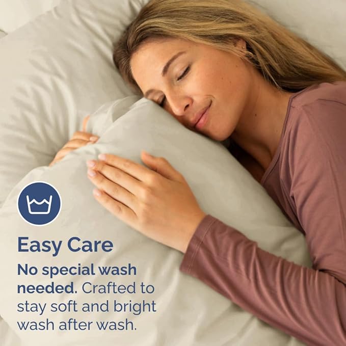 King Standard Pillow Cases Set of 2 - Ultra-Soft Hotel Quality Pillowcase Covers - Comfy, Cozy & Fade Free - Wrinkle Resistant - Machine Washable Pillow Protectors - 2 Piece Set - King Standard Wheat