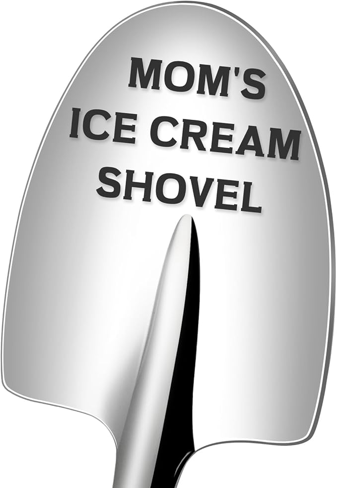 Mothers Day Gifts for Mom from Daughter Son - Mom Birthday Christmas Gifts Stocking Stuffers - Mom's Ice Cream Shovel