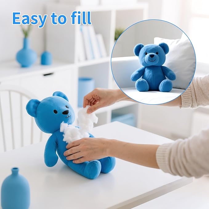 Daylendar Polyester Fiberfill Stuffing 300g/10.5oz - Ultra-Soft & Fluffy Premium Stuffing for Stuffed Animals,Cotton Pillow Filling, DIY Crafts - High Resilience Recyclable