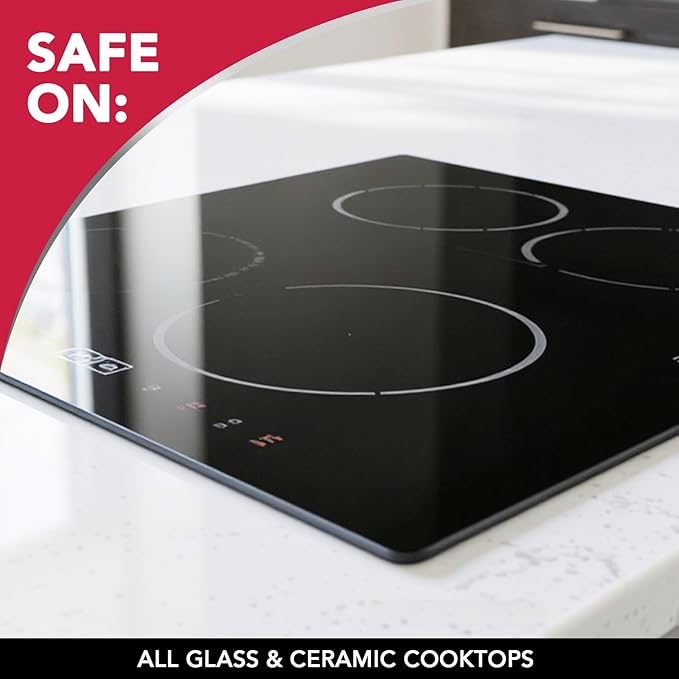 Weiman 6-Pack Cooktop Cleaning Spray – Cooktop & Oven Cleaner for Streak & Residue Free - Non-Abrasive Degreaser Safe for Glass & Ceramic