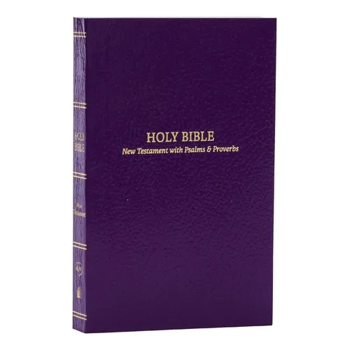 KJV Holy Bible: Pocket New Testament with Psalms and Proverbs, Purple Softcover, Red Letter, Comfort Print: King James Version - Paperback