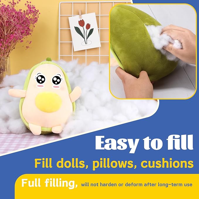 80g/2.8oz Stuffing for Stuffed Animals, Polyfill Stuffing, Stuffing for Crochet, Stuffing for Crafts, Pillow Stuffing, Premium Polyester Fiberfill Stuffing for Crochet Stuffing