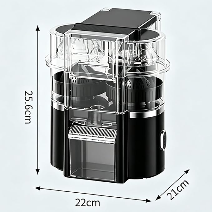 400ml Electric Juicer Machine, Dual Head Automatic Citrus Juicer, 8 Blade Pulp Groove, High Juice Yield, One Button Start, with 18000 RPM Powerful Motor, Food Grade, for Kitchen