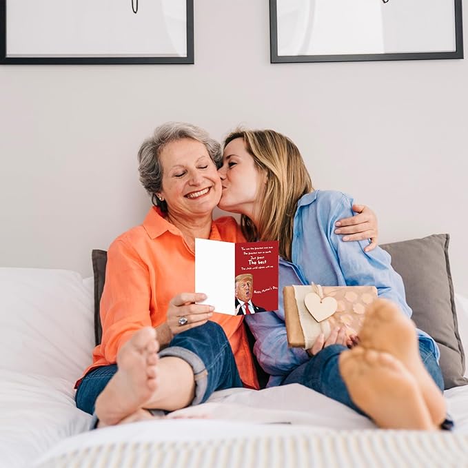 Funny Mothers Day Card Gifts for Mom Grandma Wife, Happy Mothers Day Gifts for Mom, Great Mother's Day Card from Daughter Son