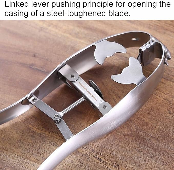 Multifunctional Egg Opener, Stainless Steel Egg Shell Opener Egg Separator for Raw Eggs, Effective Quickly Beat Eggs and Convenient, Save Time and Effort, Easy To Use/clean, for Kitchens