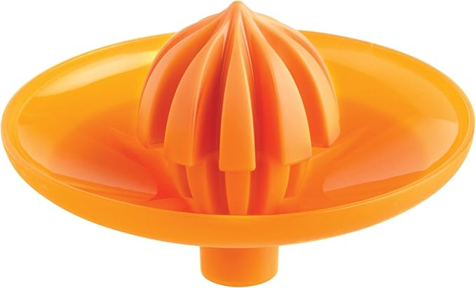 Mastrad Citrus Juicer - Dual Juicing Head For Small & Large Fruits - Features Non-Slip Funnel Base That Adapts To Different Sized Containers