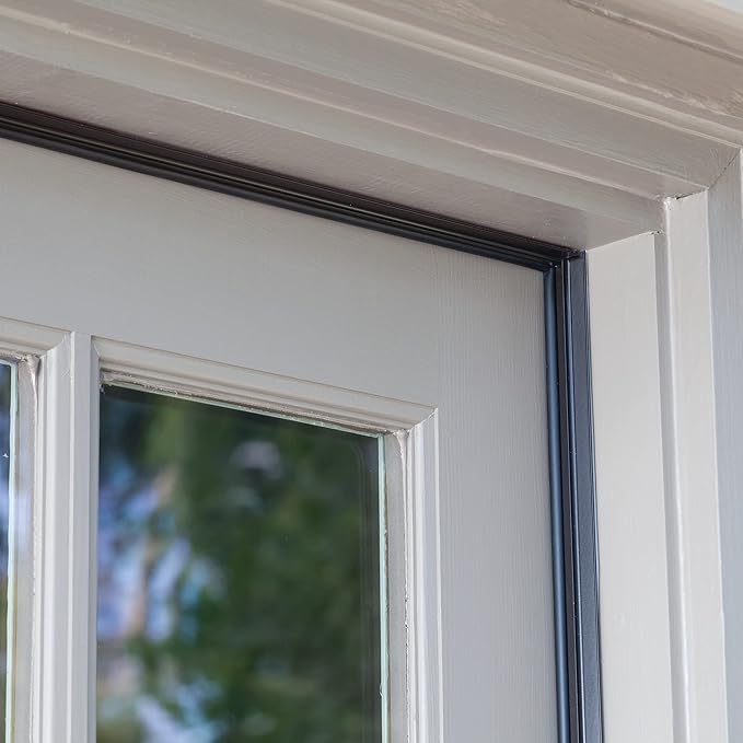 M-D Building Products 43305 Brown Aluminum and Vinyl Cinch® Self-Adhesive Top and Sides Door Seal Kit