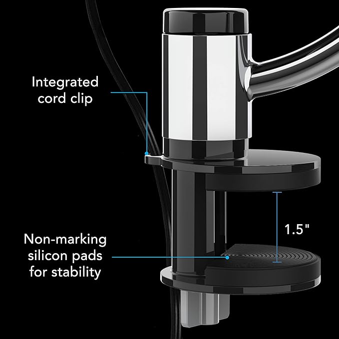 Vornado Pivot3 Clip Personal Air Circulator Fan with Multi-Surface Clip, Quiet Portable Fan for Office or Bedroom, 3 Speeds, Black