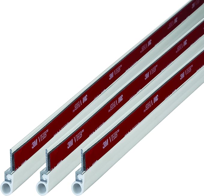 M-D Building Products 43304 White Aluminum and Vinyl Cinch® Self-Adhesive Top and Sides Door Seal Kit