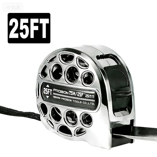 6 Pack 25FT Tape Measurement Stainless Steel Retractable Measuring Tape Double Side Scale with Laser Measure for Household Agricultural Industrial Woodworking (6)