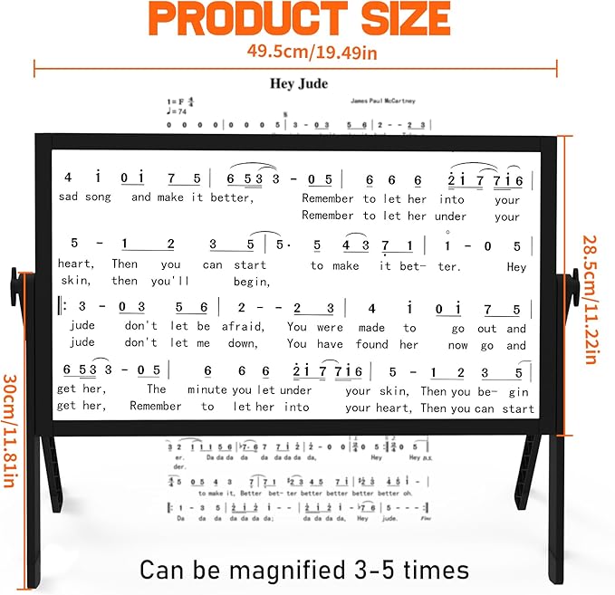 21 inch Screen Magnifier for Laptop ，3D HD Screen Expanders for Movies, Videos, and Gaming, Screen Enlarger with Adjustable Angle Design Amplifier Desktop Magnifying for Seniors Reading (Black)