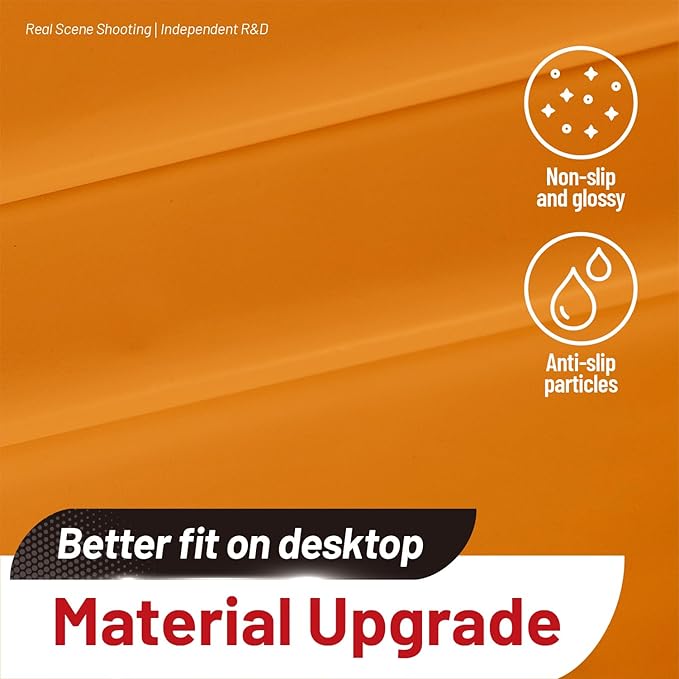 Plastic Table Cloth, 110 Ft X 54 in Disposable Tablecloth Orange Tablecloth Premium PEVA Plastic Table Cloth Disposable with Any Cut Sliding Cutters for Picnics, Parties, Birthdays, Festivals