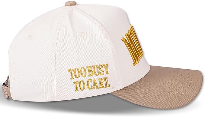 Womens Trucker Hat - with Mommin Embroidery Ponytail Fit - Mothers Day Great Gifts for Mom Wife Stepmom