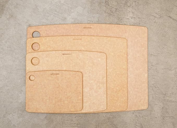 Epicurean Kitchen Series Cutting Board,11.5-Inch × 9-Inch,Natural,(Pack of 6)