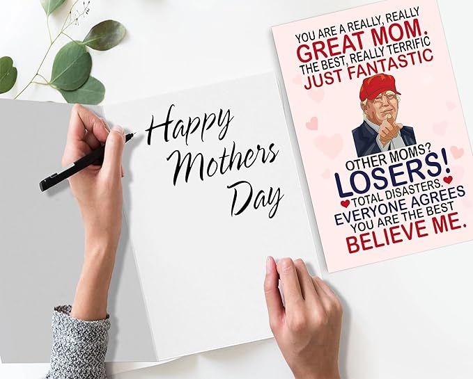 Funny Mothers Day Card Gifts for Mom, Wife - Mothers Day Gifts for Mom from Daughter, Son, Kids, Husband on Mothers Day - Heartfelt Message to Mother, Perfect for Birthday, Mothers Day Gifts, Humorous Mom Greeting Cards, Premium Quality