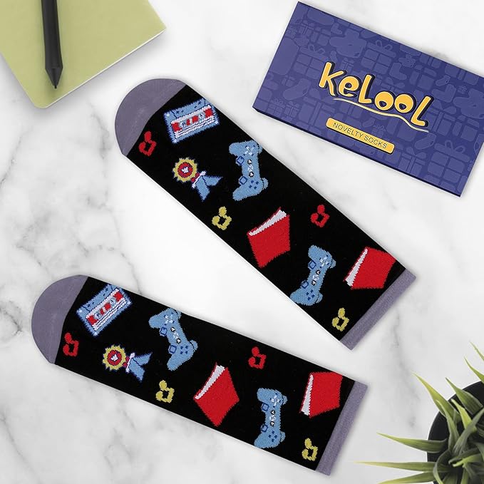 Kelool Do Not Disturb I'm Gaming Socks,Men Gifts for Men Teen Boys Dad Son Kid St Patricks Day Father Mothers Day Socks Gifts