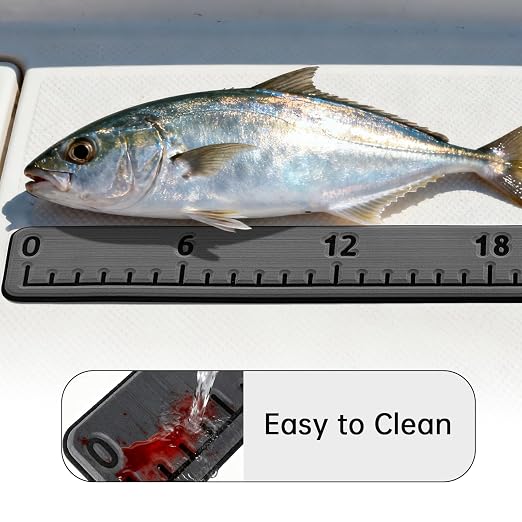 HZshark EVA Foam Fish Measuring Board, Fish Ruler with 3M Self-Adhesive Backing, 36" Fishing Tape Measure for Boats Sailboats Yachts Kayaks