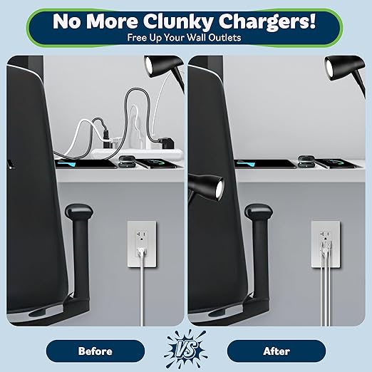TOPGREENER USB Outlet, Type C USB Wall Outlet, 20 Amp Tamper-Resistant Receptacle, Charging Power Outlet with 2 USB Ports, Wall Plate Included, TU22036AC-W-2PCS, White, 2 Pack