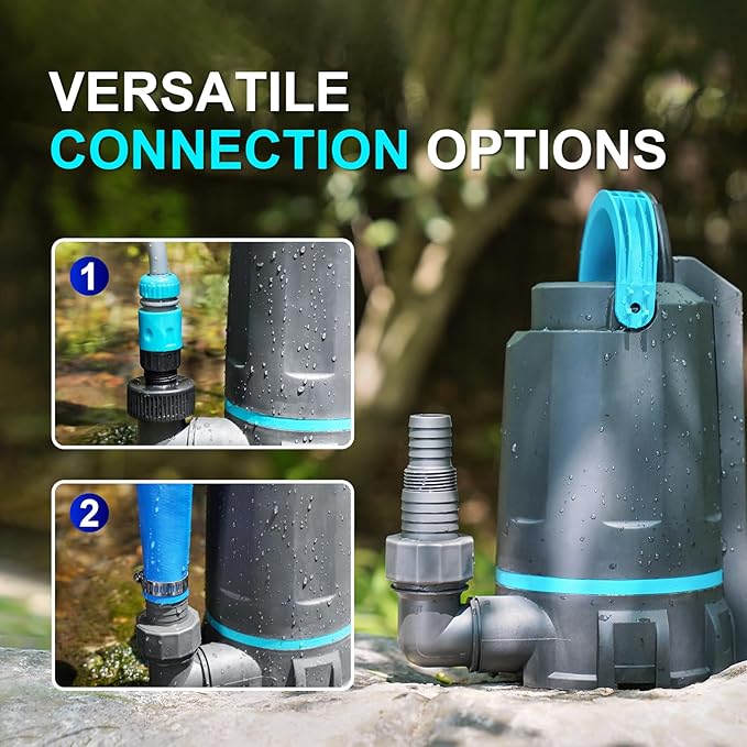 Aquastrong 1/2HP Automatic Submersible Sump Pump 3159 GPH