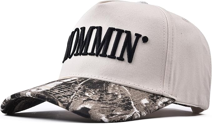 Womens Trucker Hat - with Mommin Embroidery Ponytail Fit - Mothers Day Great Gifts for Mom Wife Stepmom