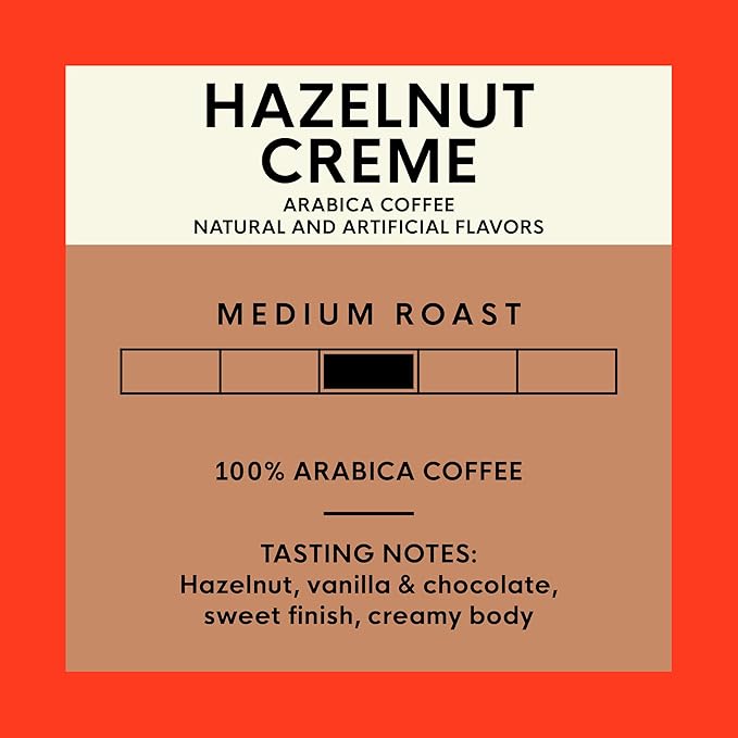 San Francisco Bay Coffee - Flavored Medium Roast Whole Bean Coffee - Hazelnut Crème (2 lb bag)
