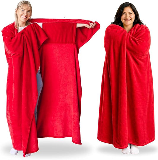 Super Blanky Wearable Blankets for Women, Adult Wearable Blanket Men, Mother's Day Gifts for Her, Wife Birthday Gift Ideas